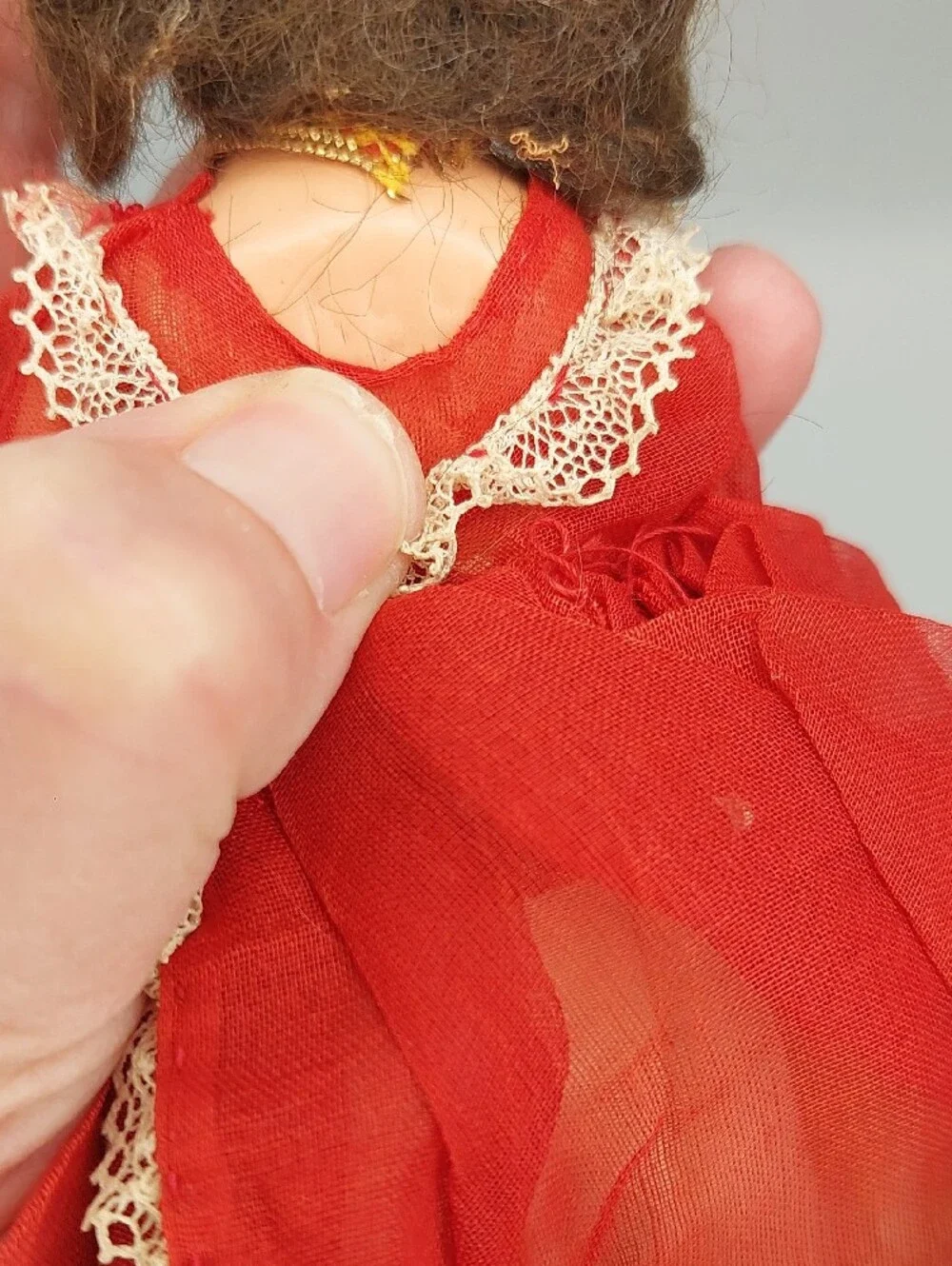Small Lot 4 Vtg Dolls 1 Bisque 1 Virga Open To Offers More In Closet